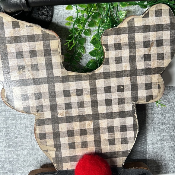 VTG Christmas Reindeer Sign - Picture 3 of 4